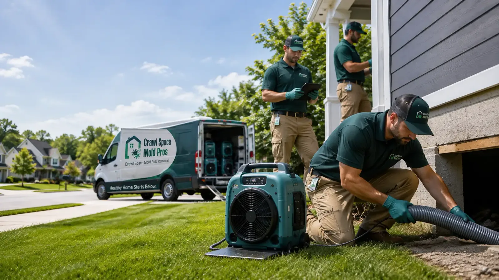 Crawl Space Mold Removal in Layton, UT